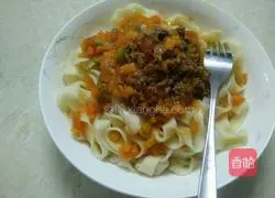 Illustration of hand-rolled noodles 19