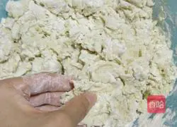 Illustration of how to make matcha dumpling wrappers 4