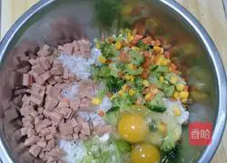 Illustration of how to make pan-fried rice cakes 5