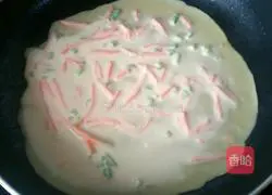 Illustration of how to make carrot cornmeal cake 5