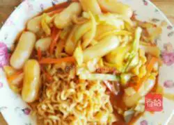 Illustration of how to make fried rice cake (cheese rice cake) 7