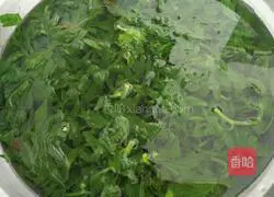 Illustration of how to make celery leaf pickles 3