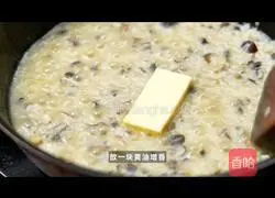 illustration of the recipe for risotto with black truffle straps 6