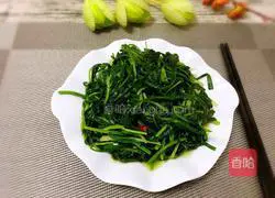 Illustration of how to stir-fry leeks and coriander 6