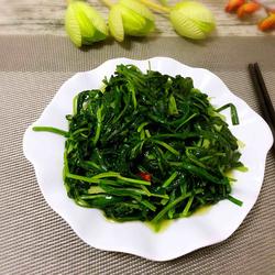 Fried leeks with coriander