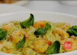 Canadian Arctic Shrimp Tricolor Cream Risotto Illustration 9