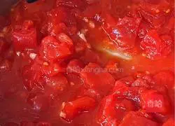 The way to make the tomato fat beef black truffle shrimp slippery udon noodles 3