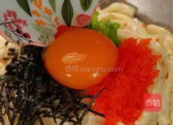 Illustration of how to make black truffle cream udon noodles 6